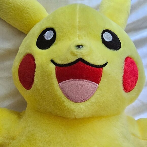 Build-A-Bear Plush Pikachu 16" Stuffed Animal Toy Plush, Yellow - Picture 5 of 7